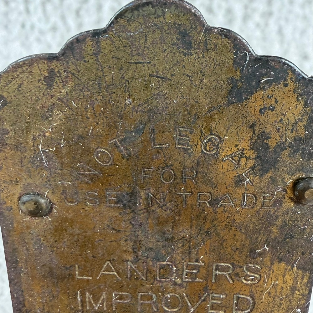 Vintage Landers Improved Balance No 2 New York Hanging Scale Industrial Unique - Picture 4 of 7